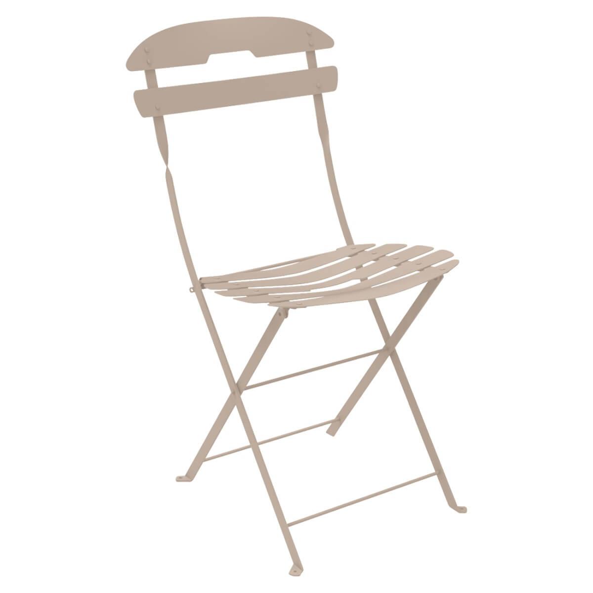 Chaise LA MÔME Fermob brun muscade