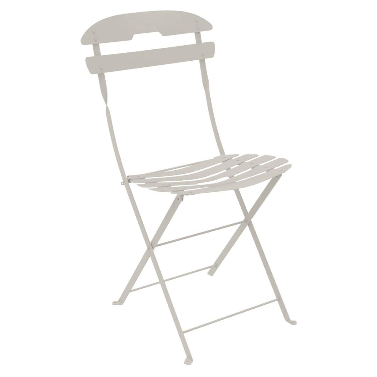 Chaise LA MÔME Fermob gris argile
