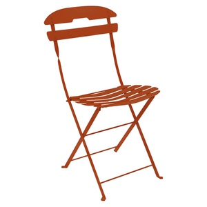 Chaise LA MÔME Fermob orange confite