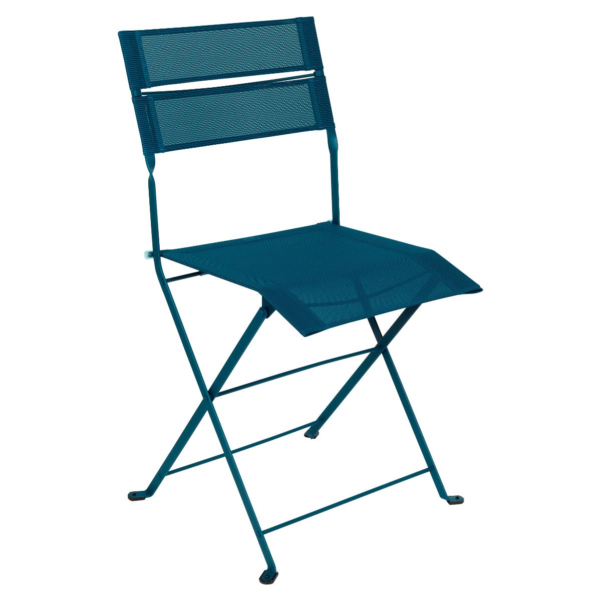 Chaise LATITUDE Fermob bleu acapulco 