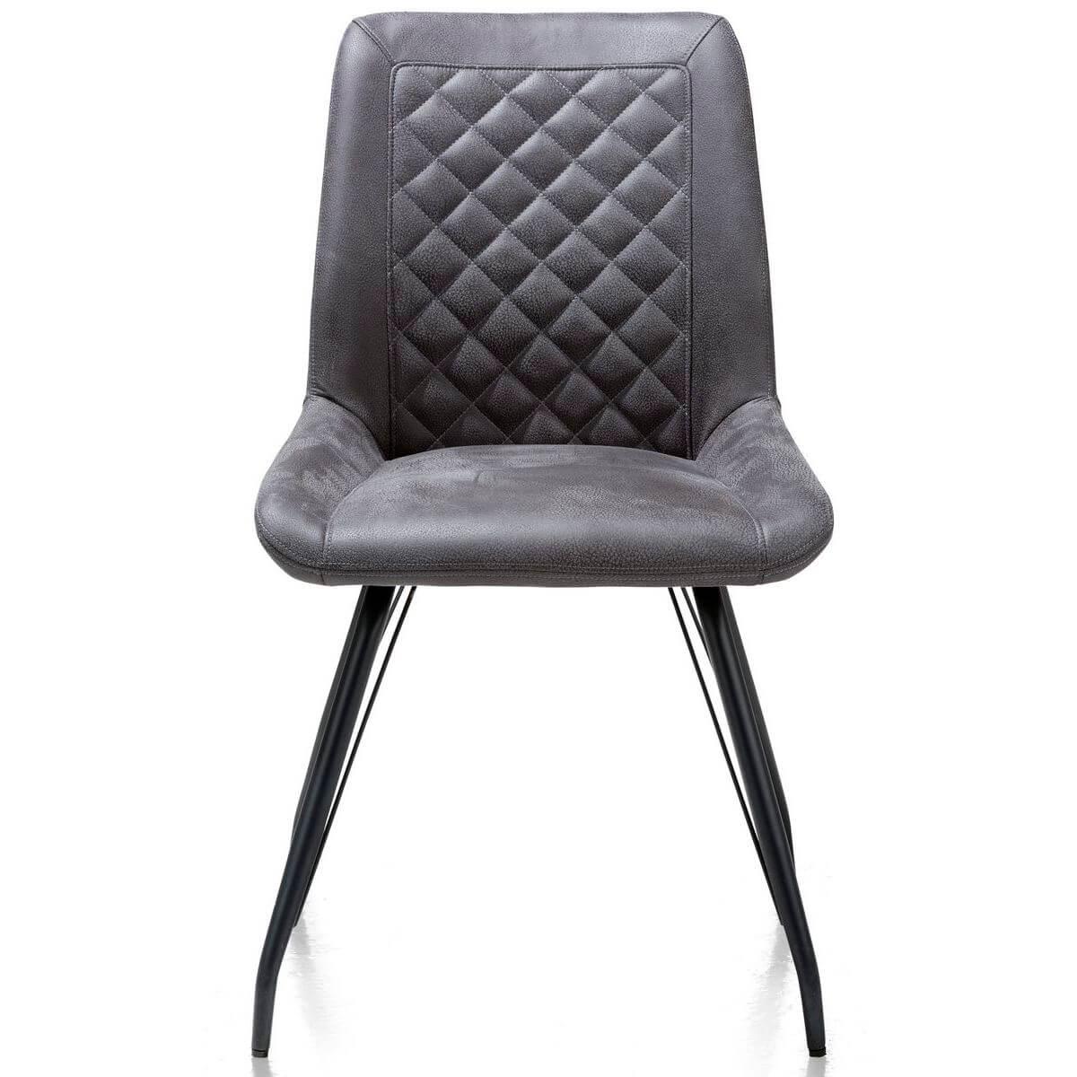 Chaise LENA Henders & Hazel anthracite avec poignée