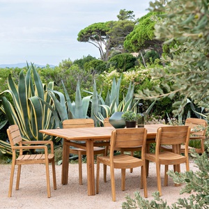 Chaise LODGE Vlaemynck teck naturel