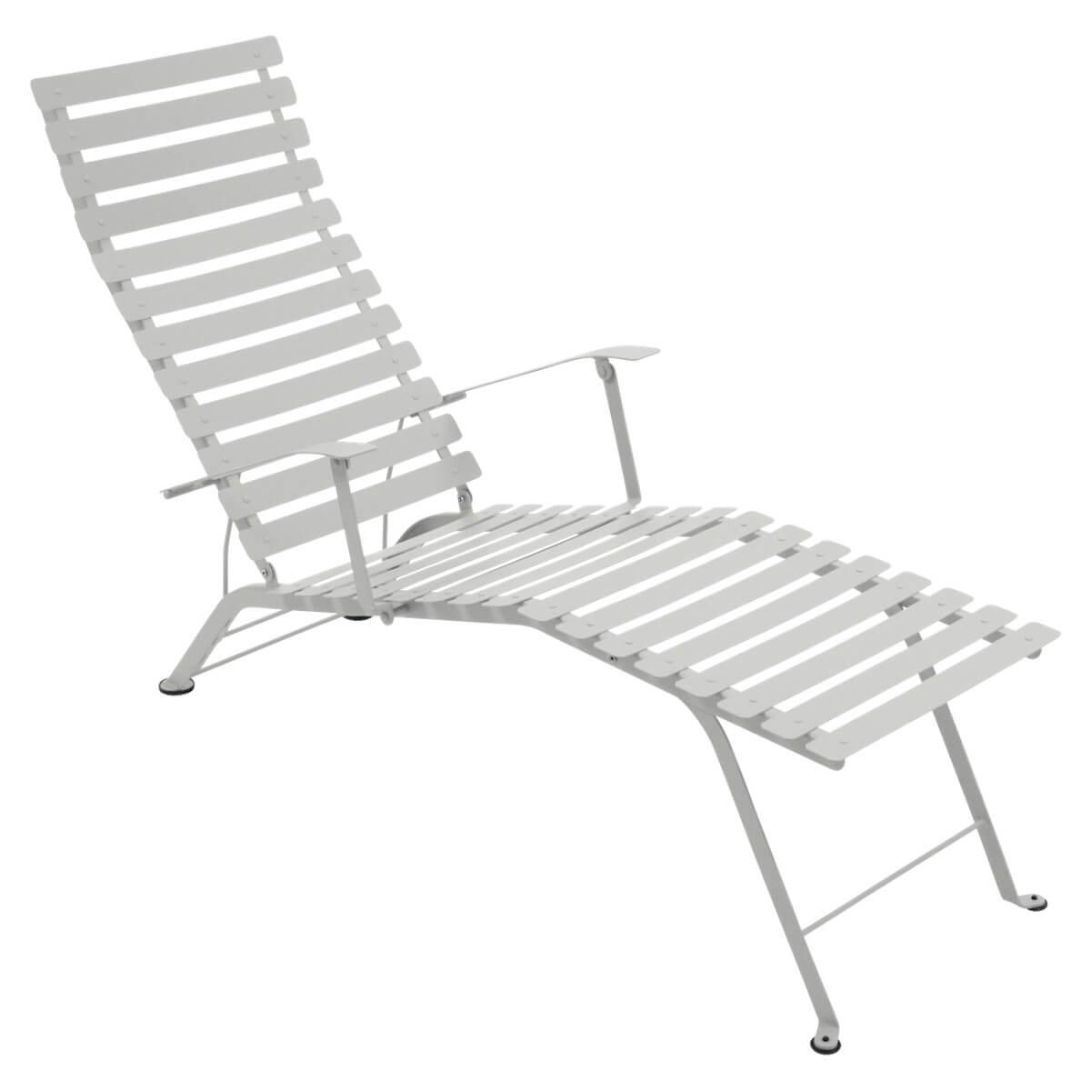 Chaise longue BISTRO Fermob gris métal