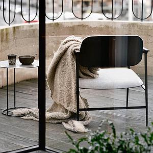 Chaise longue DC Ethnicraft light grey