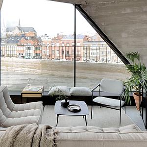 Chaise longue DC Ethnicraft light grey