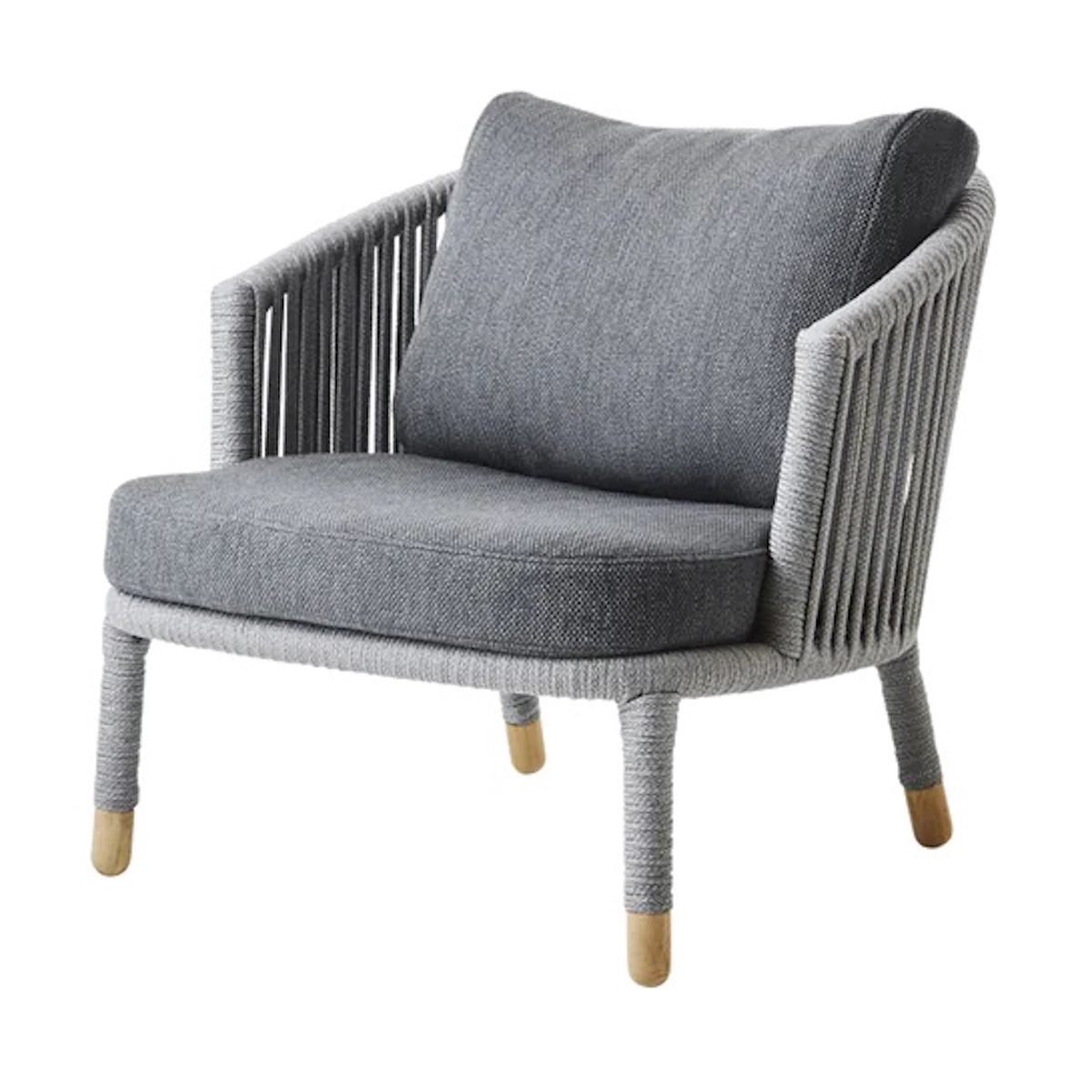 Chaise longue MOMENTS Cane-line gris