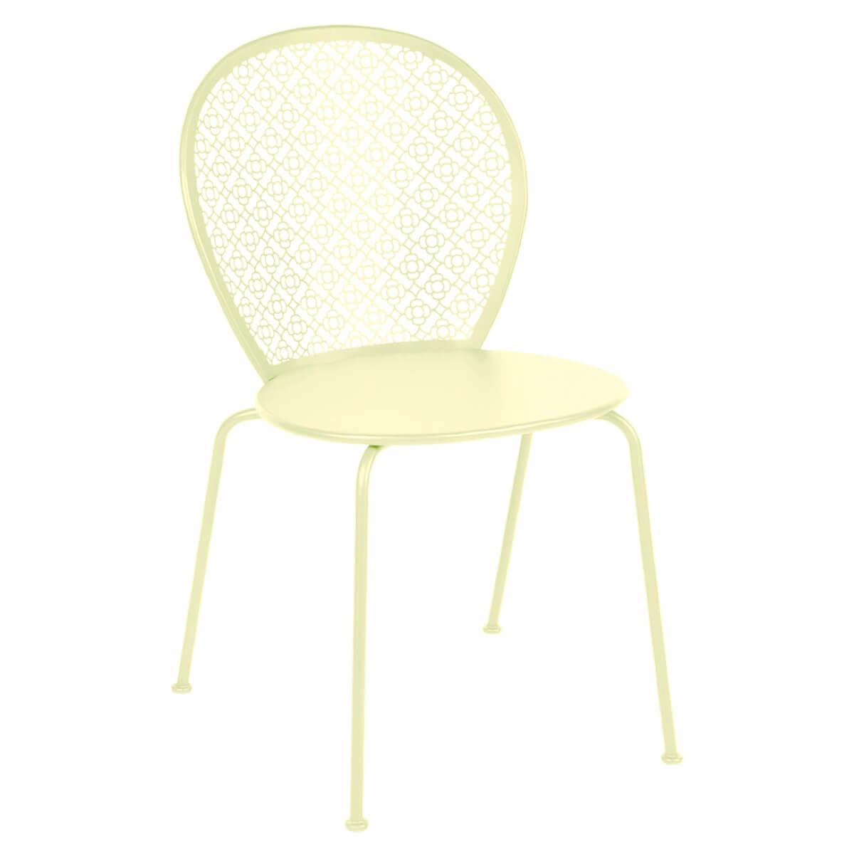 Chaise LORETTE Fermob citron givré