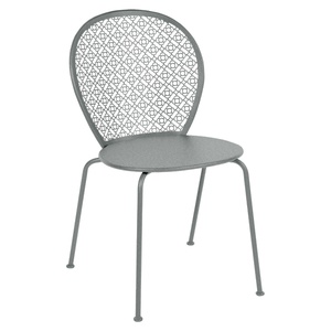 Chaise LORETTE Fermob gris lapilli 