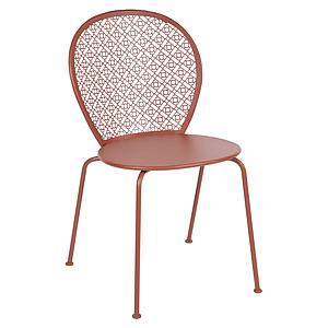 Chaise LORETTE Fermob rouge ocre
