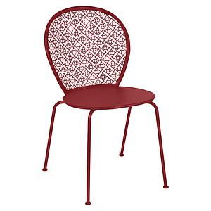 Chaise LORETTE Fermob rouge piment