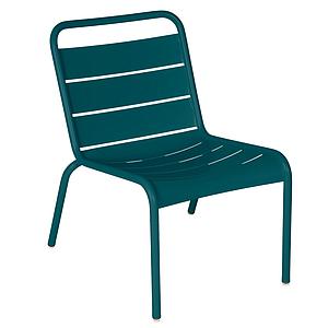Chaise Lounge LUXEMBOURG Fermob bleu acapulco