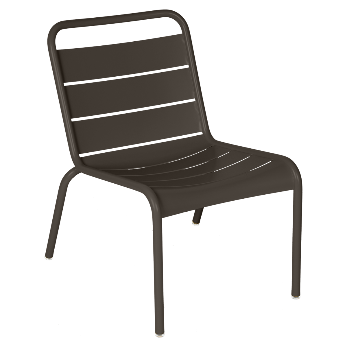 Chaise Lounge LUXEMBOURG Fermob brun tonka 