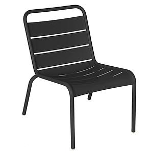 Chaise Lounge LUXEMBOURG Fermob Carbone