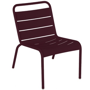 Chaise lounge LUXEMBOURG Fermob cerise noir