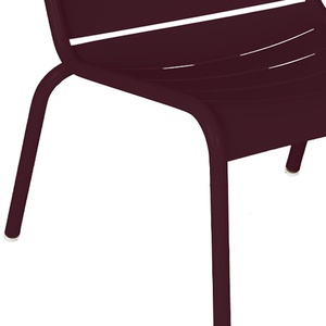 Chaise lounge LUXEMBOURG Fermob cerise noir