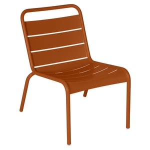 Chaise Lounge LUXEMBOURG Fermob orange confite