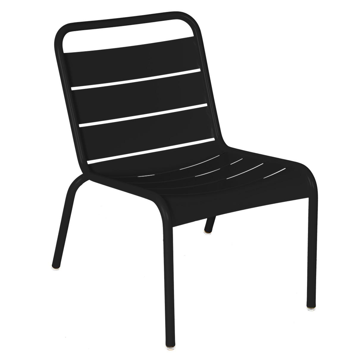 Chaise Lounge LUXEMBOURG Fermob réglisse