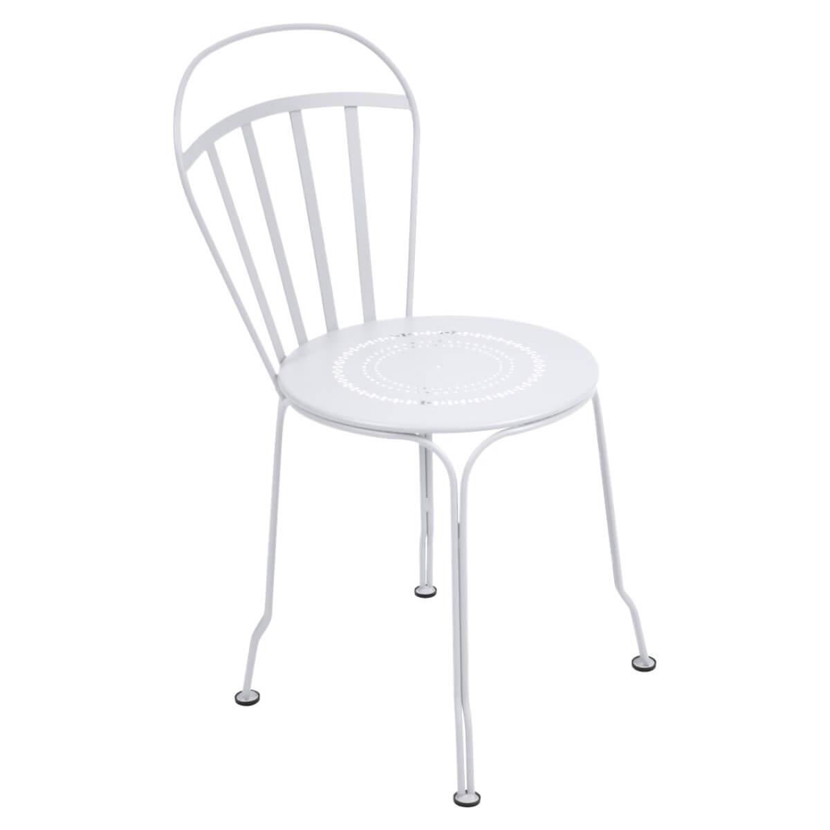 Chaise LOUVRE Fermob coton blanc