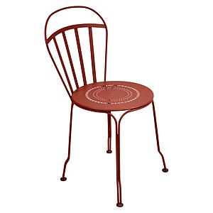 Chaise LOUVRE Fermob rouge ocre
