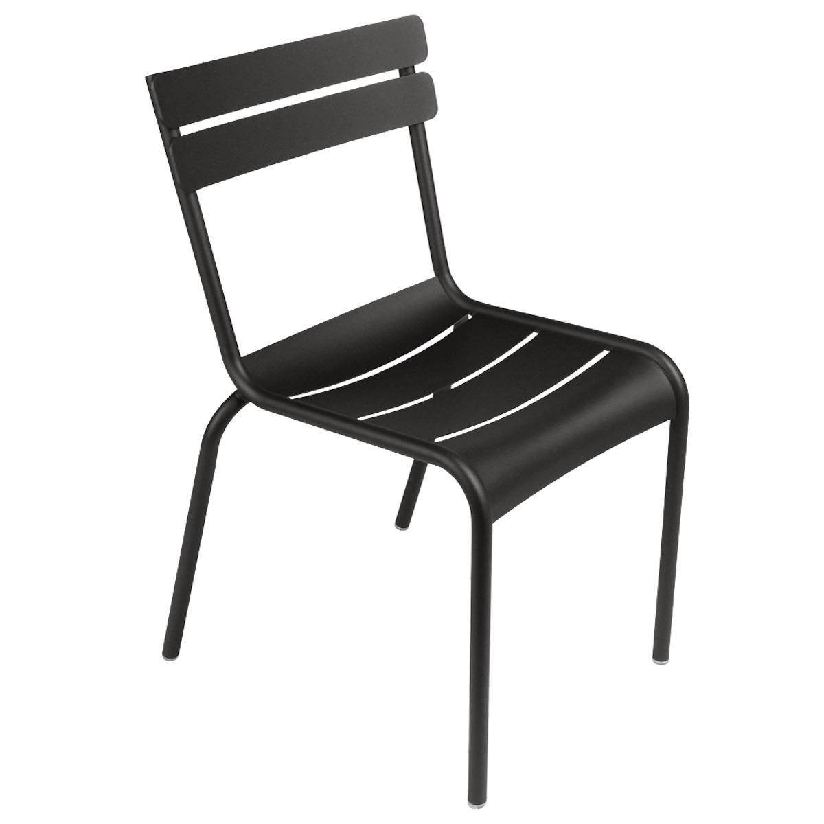 Chaise LUXEMBOURG Fermob Noir réglisse