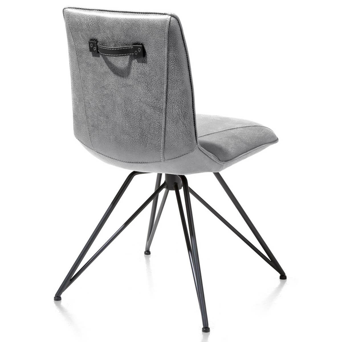 Chaise MAC Xooon ROCKY gris clair