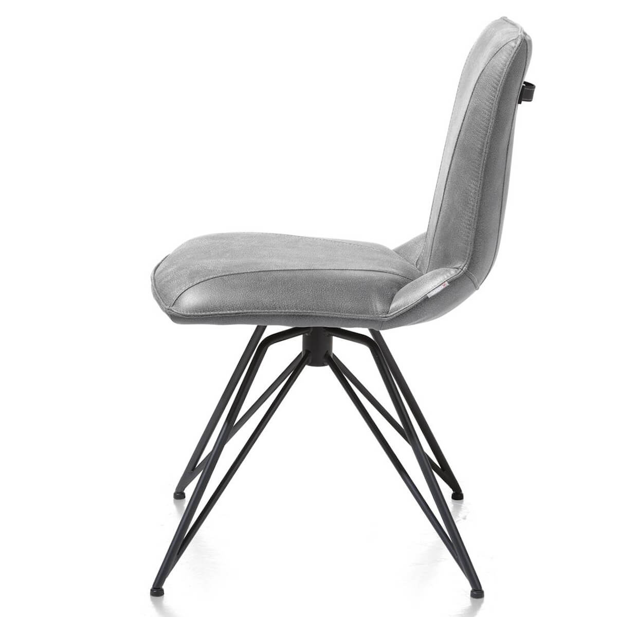 Chaise MAC Xooon ROCKY gris clair