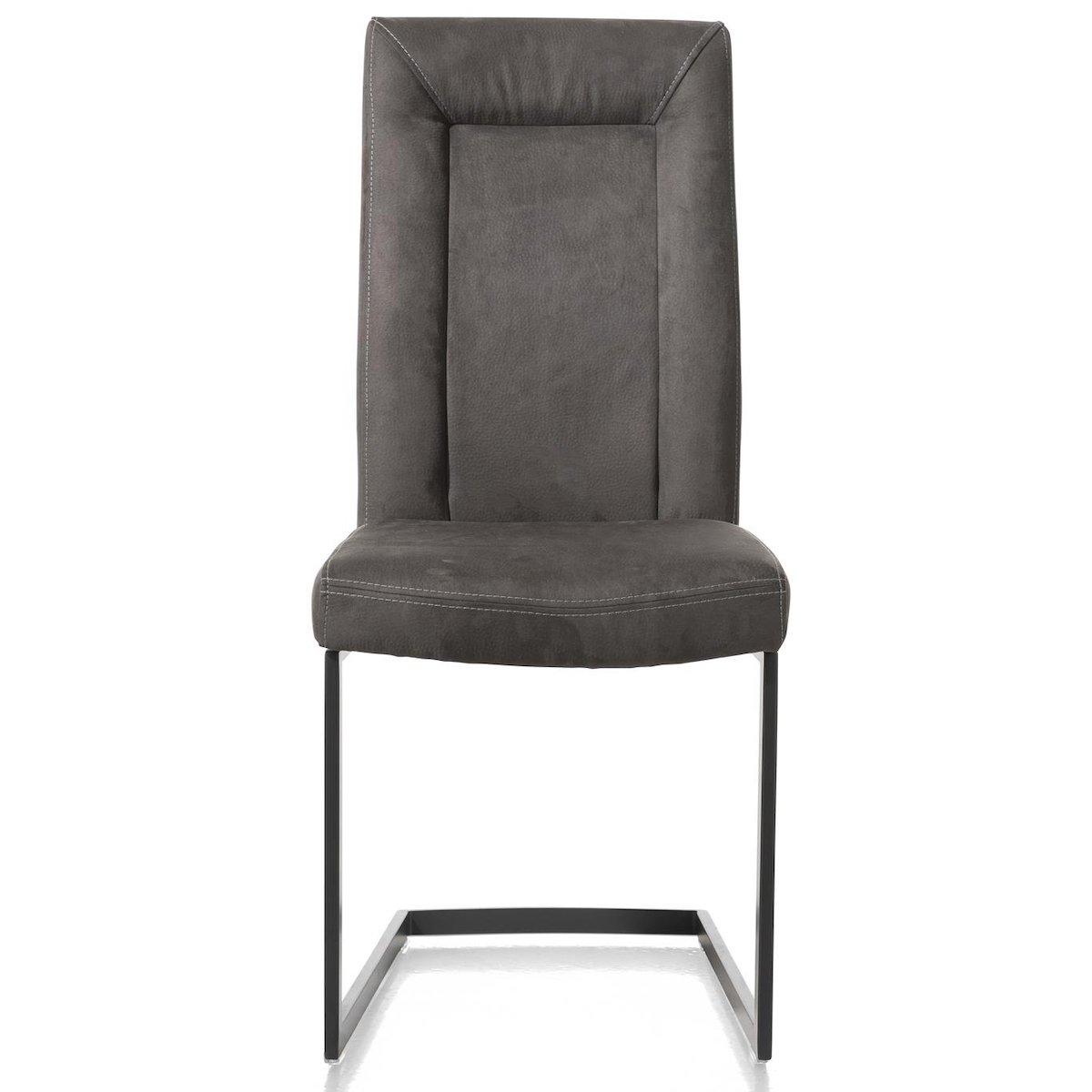 Chaise MALENE Henders & Hazel Gp.03 NUBUCCO Brun foncé