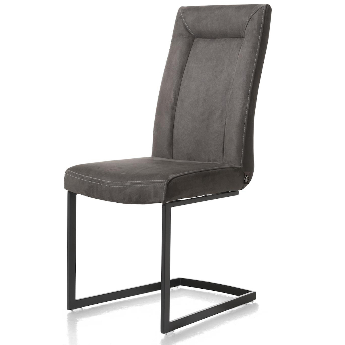 Chaise MALENE Henders & Hazel Gp.03 NUBUCCO Brun foncé