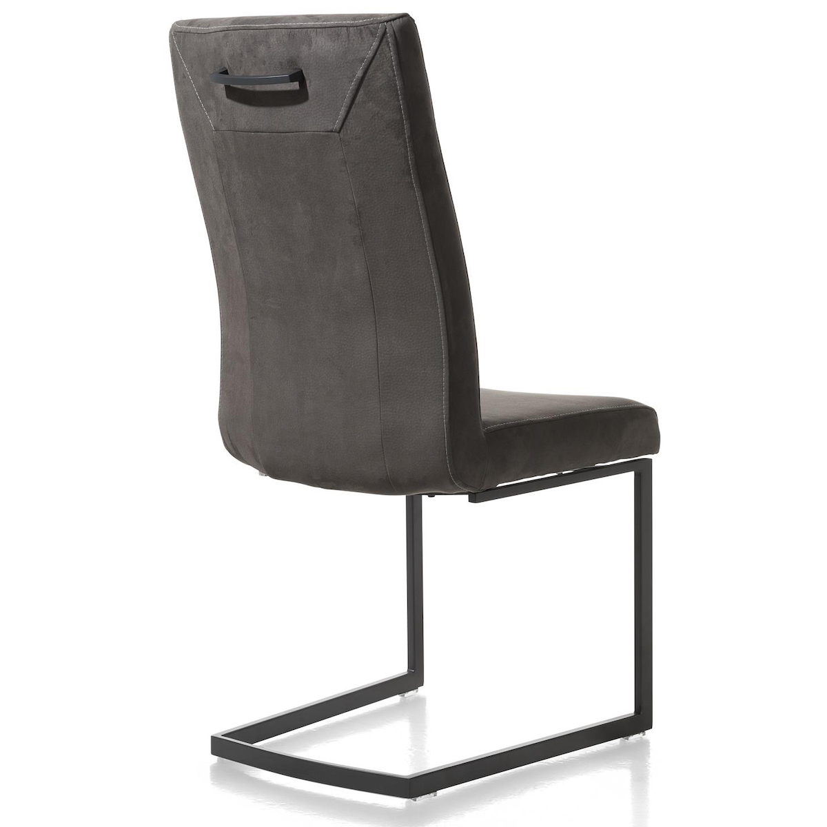 Chaise MALENE Henders & Hazel Gp.03 NUBUCCO Brun foncé