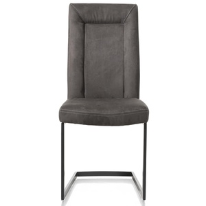 Chaise MALENE Henders & Hazel Gp.03 NUBUCCO Brun foncé