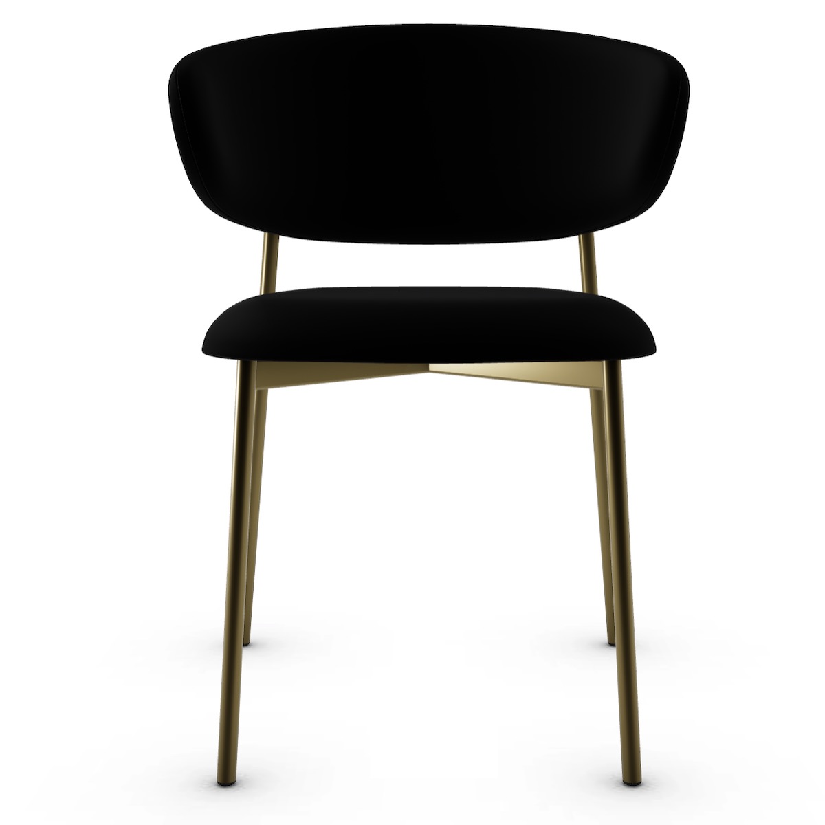 Chaise OLEANDRO CalligarisTissu noir