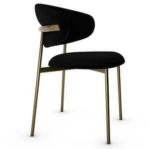 Chaise OLEANDRO CalligarisTissu noir