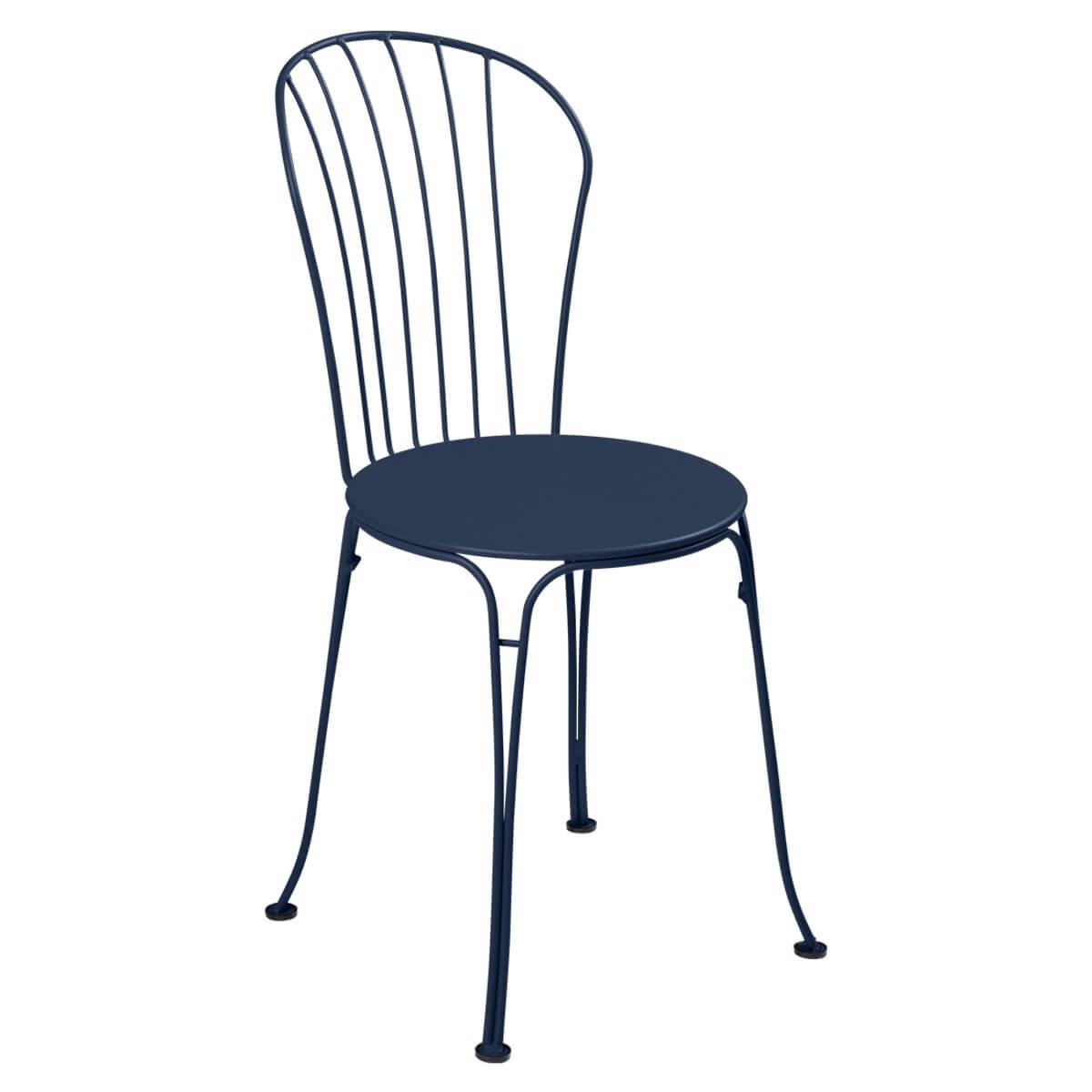 Chaise OPERA + Fermob bleu abysse