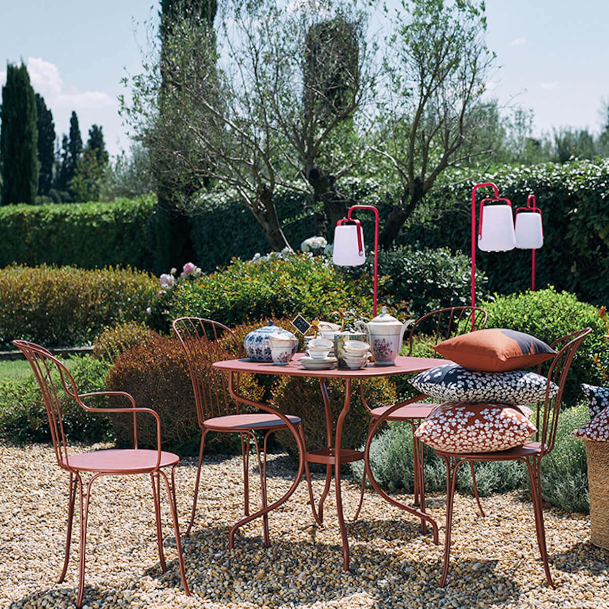 Chaise OPERA + Fermob bleu acapulco