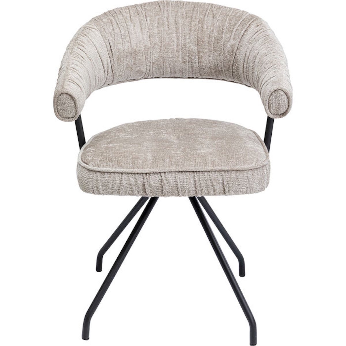 Chaise pivotante ARABELLA Kare Design argent