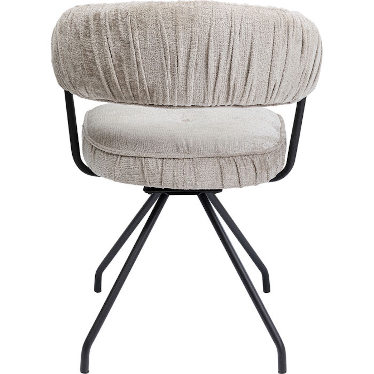 Chaise pivotante ARABELLA Kare Design argent