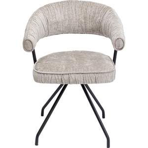 Chaise pivotante ARABELLA Kare Design argent
