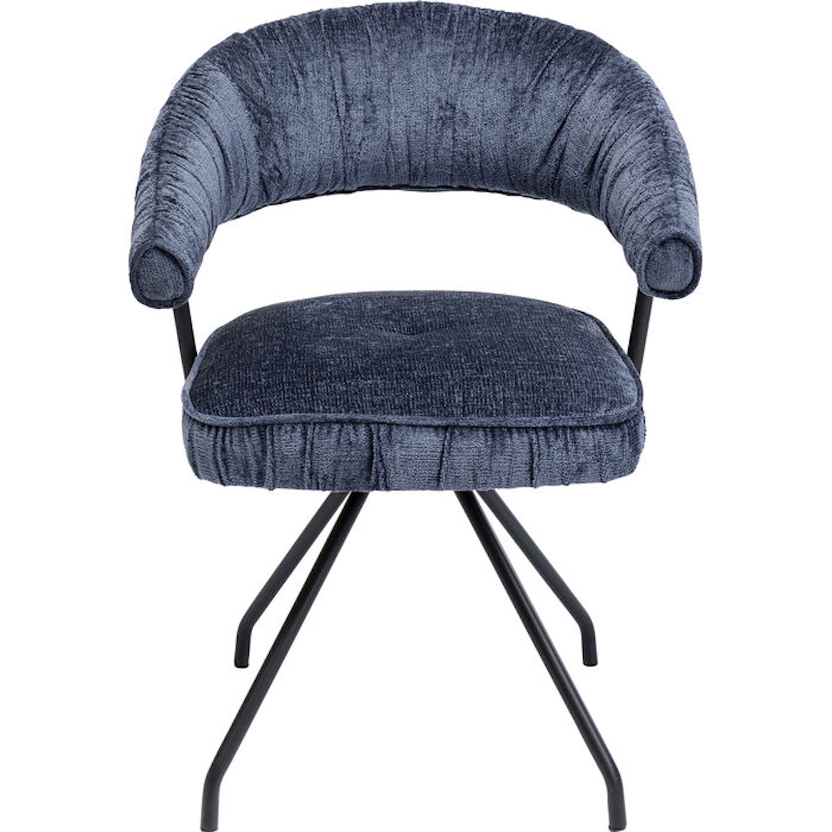 Chaise pivotante ARABELLA Kare Design bleu