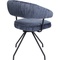 Chaise pivotante ARABELLA Kare Design bleu