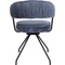Chaise pivotante ARABELLA Kare Design bleu