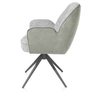 Chaise pivotante avec accoudoirs BELL Henders & Hazel en cominaison Calabria/Vada Olive