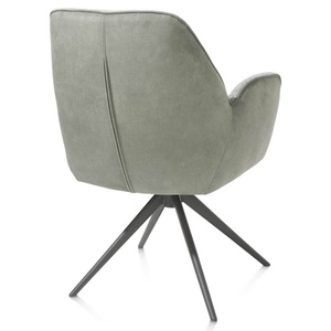 Chaise pivotante avec accoudoirs BELL Henders & Hazel en cominaison Calabria/Vada Olive