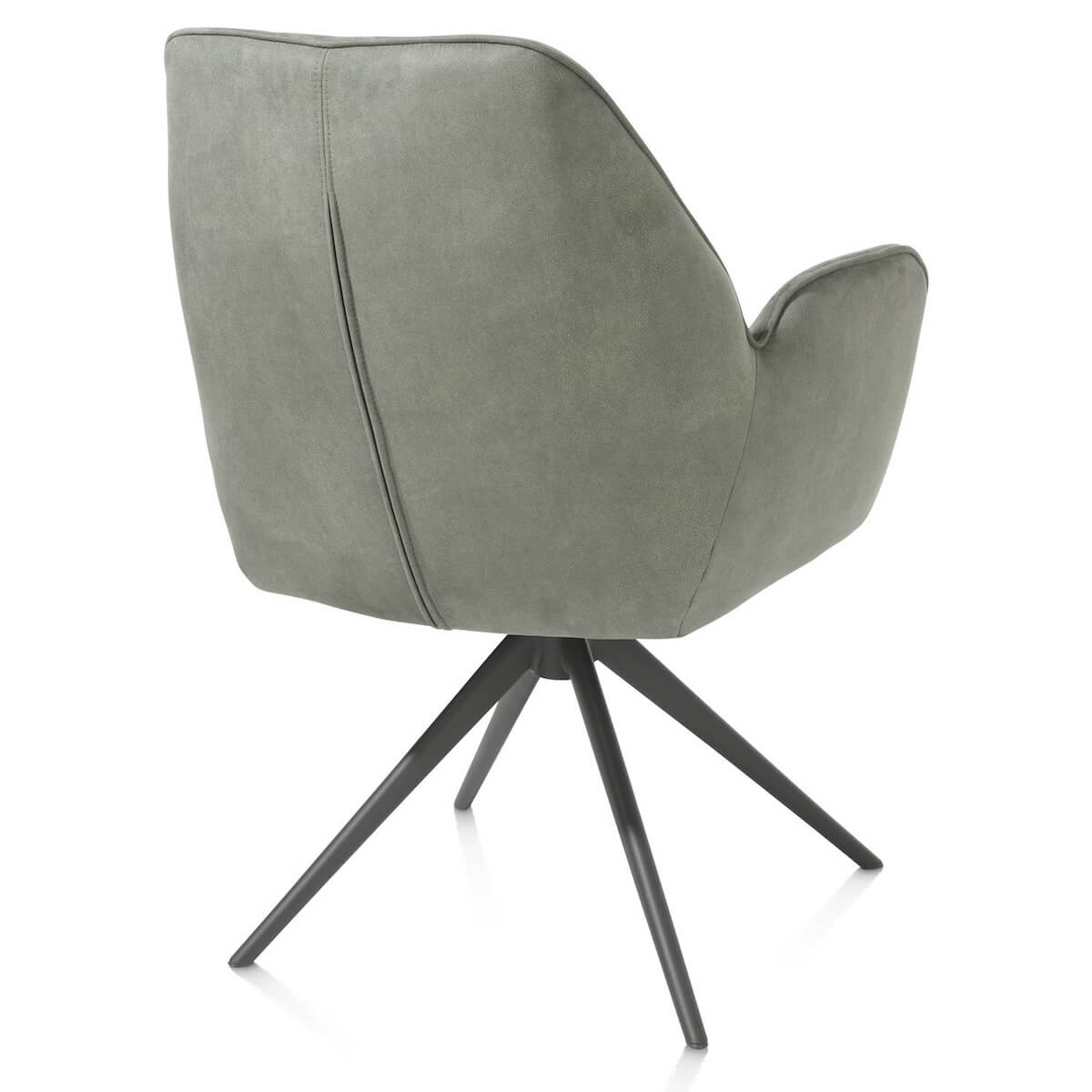 Chaise pivotante avec accoudoirs BELL Henders & Hazel uni Calabria Olive