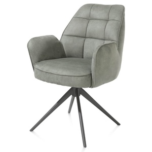 Chaise pivotante avec accoudoirs BELL Henders & Hazel uni Calabria Olive