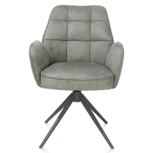 Chaise pivotante avec accoudoirs BELL Henders & Hazel uni Calabria Olive