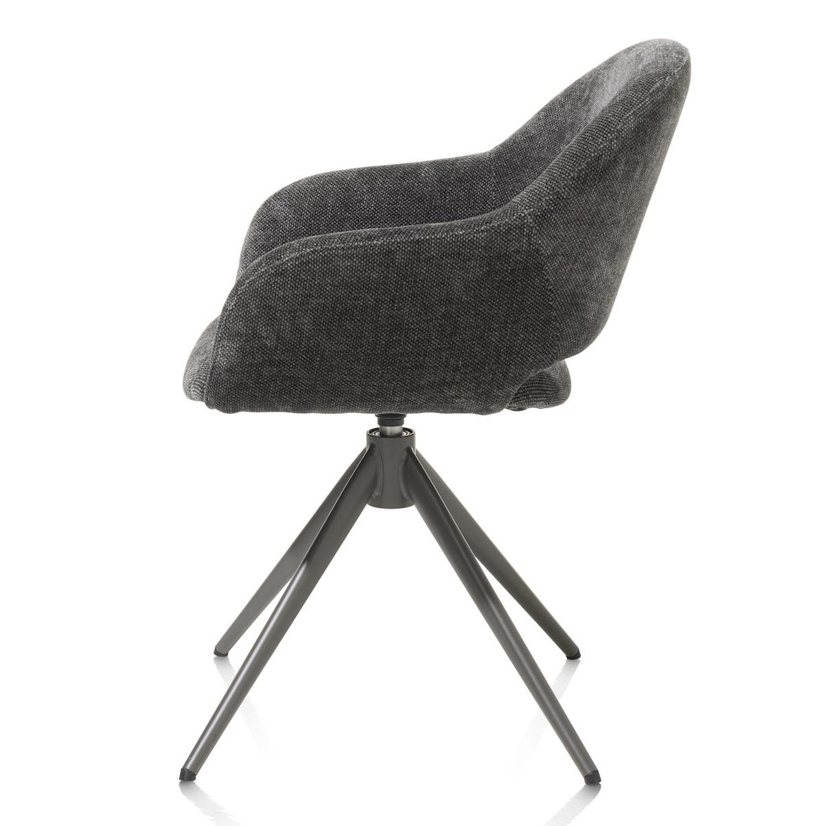 Chaise pivotante avec accoudoirs FINN Xooon Anthracite