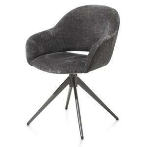 Chaise pivotante avec accoudoirs FINN Xooon Anthracite