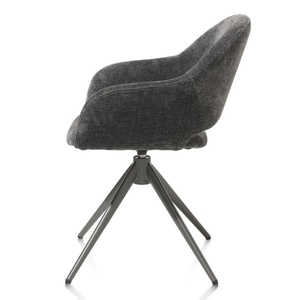 Chaise pivotante avec accoudoirs FINN Xooon Anthracite