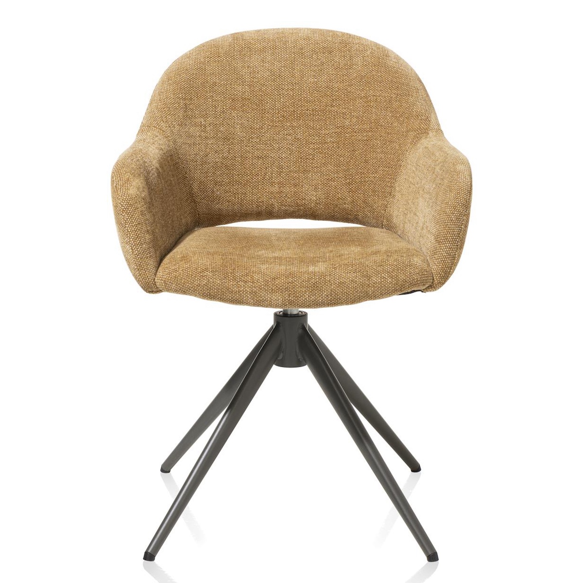 Chaise pivotante avec accoudoirs FINN Xooon Ocre