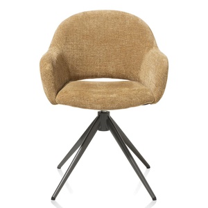Chaise pivotante avec accoudoirs FINN Xooon Ocre